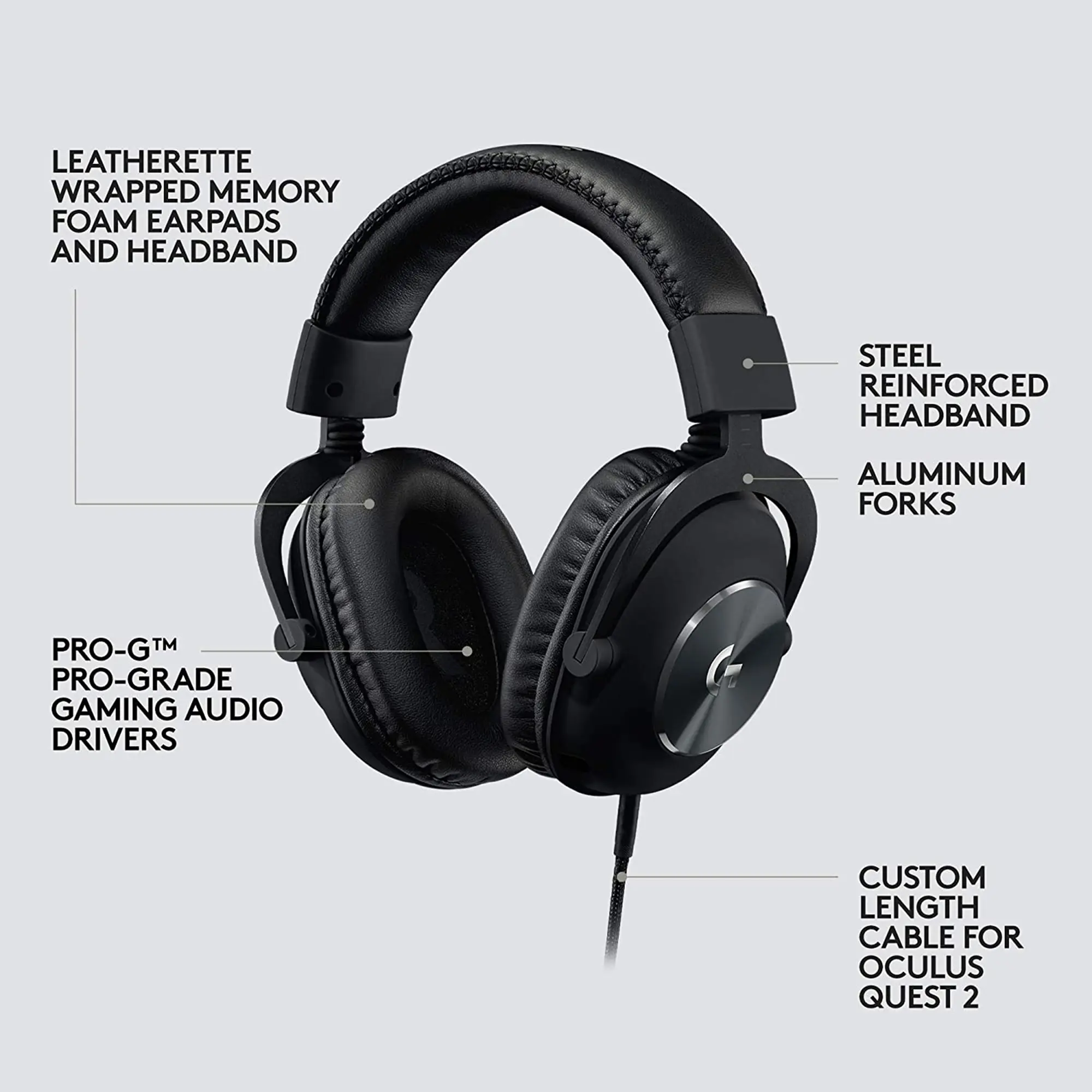 Logitech G PRO VR Gaming Headset - Image 7