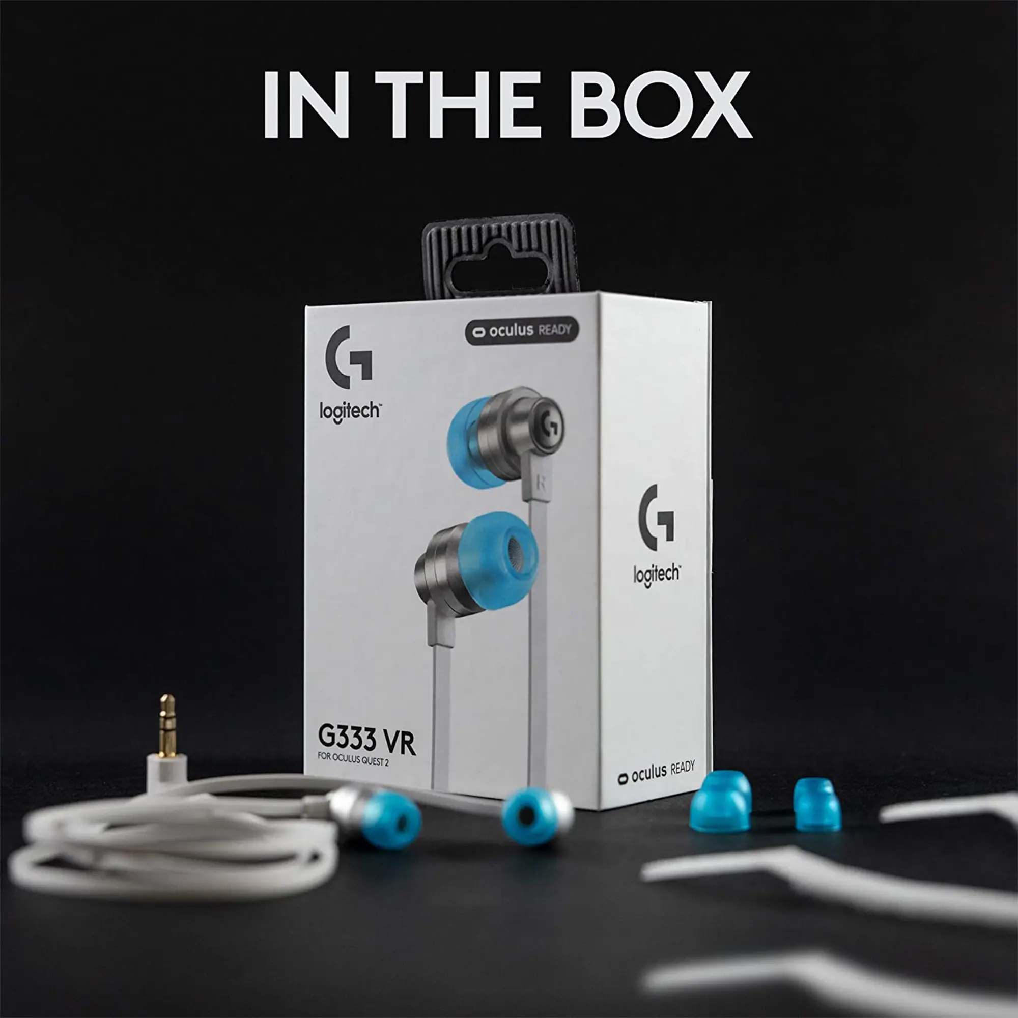 Logitech G333 VR Gaming Earbuds for Oculus Quest 2 - Image 2