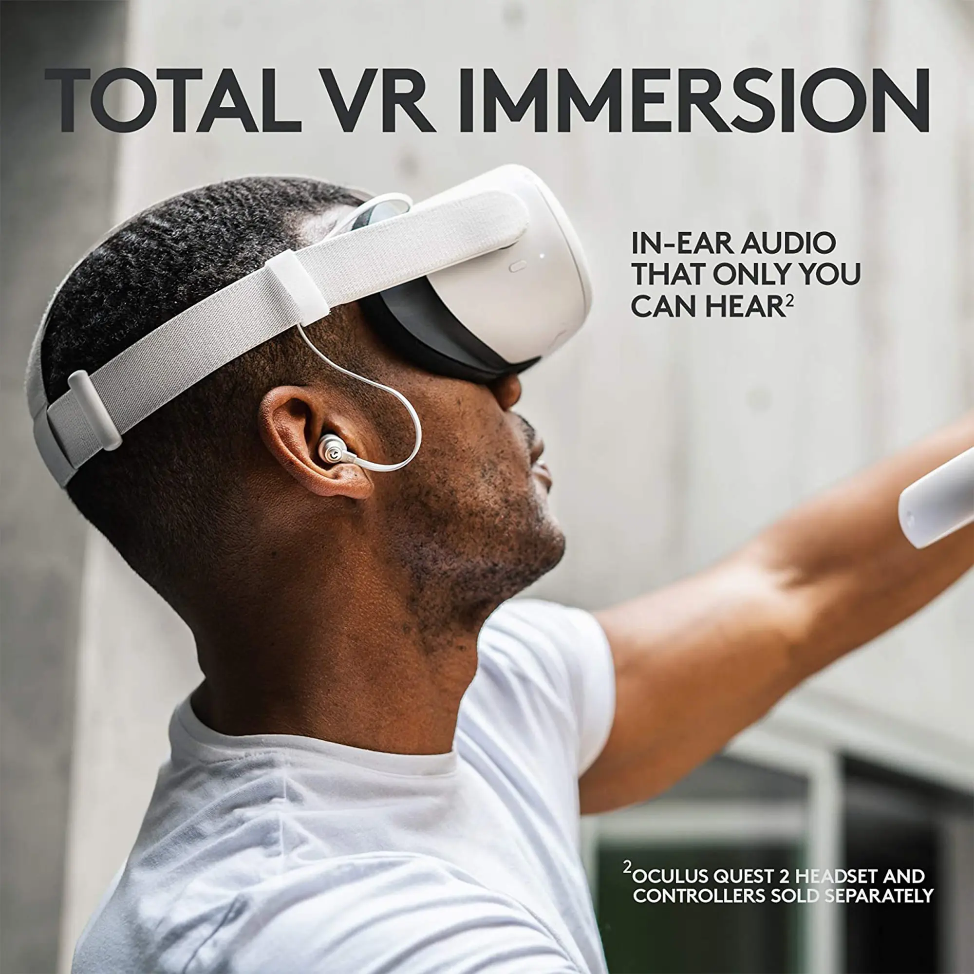 Logitech G333 VR Gaming Earbuds for Oculus Quest 2 - Image 3