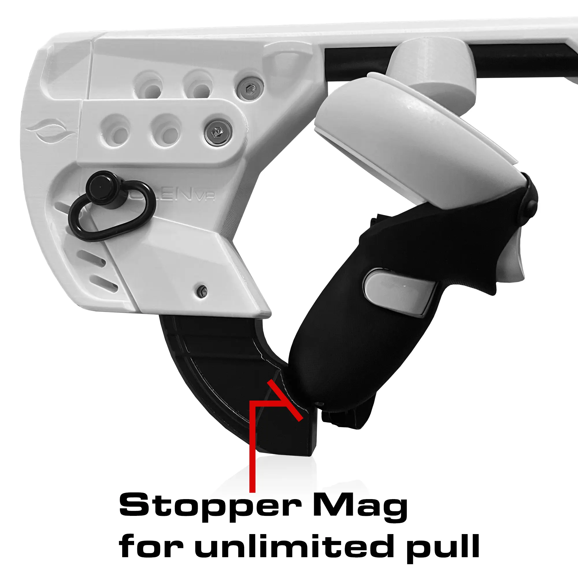 LoPRO Extended Edition VR Gun Stock | Ghost - Image 3