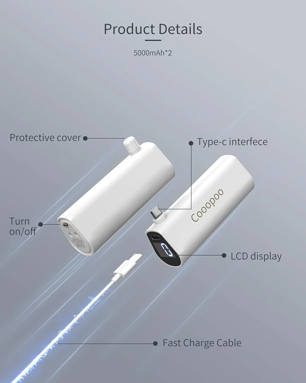 Quest 3 Fast Charge 5000mAh Battery Pack - Rechargeable 2 Pack - Image 2