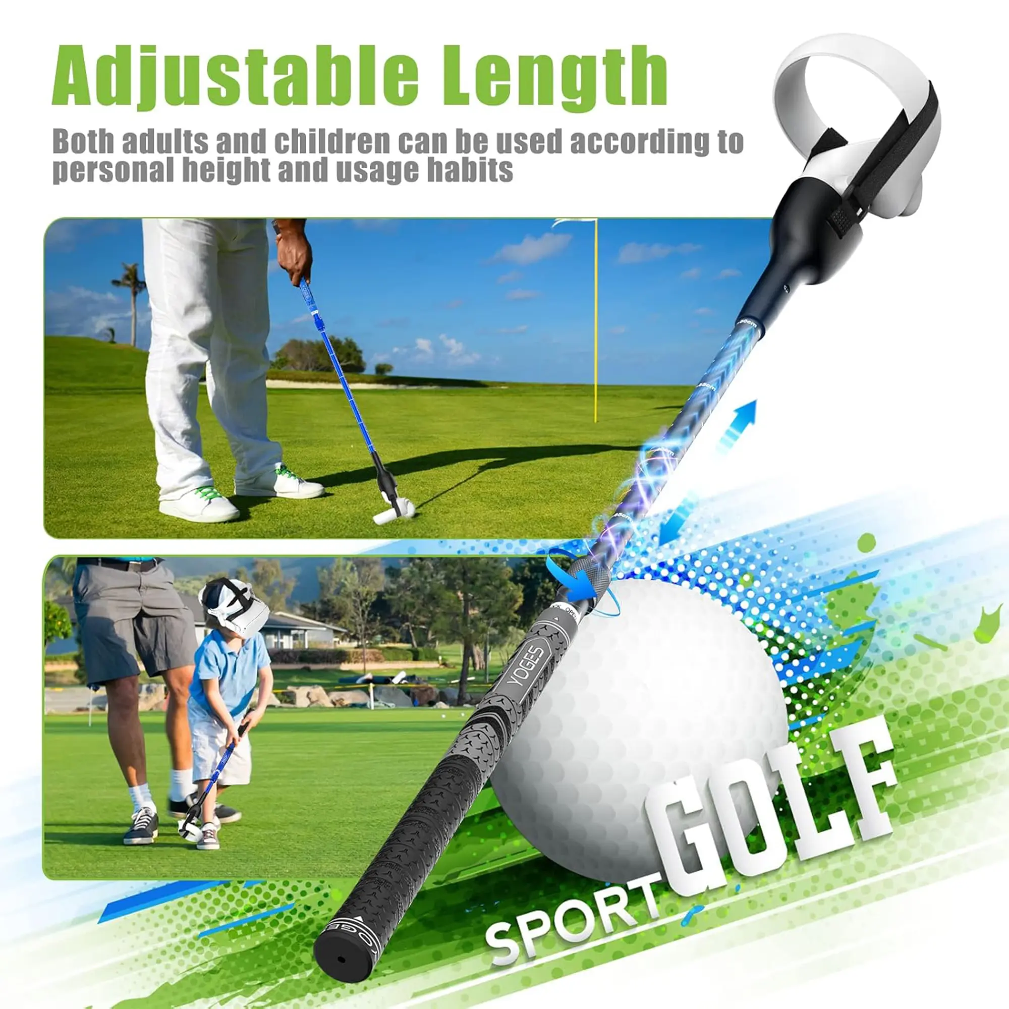 Yoges Meta Quest 2 VR Golf Club Accessory - Image 2
