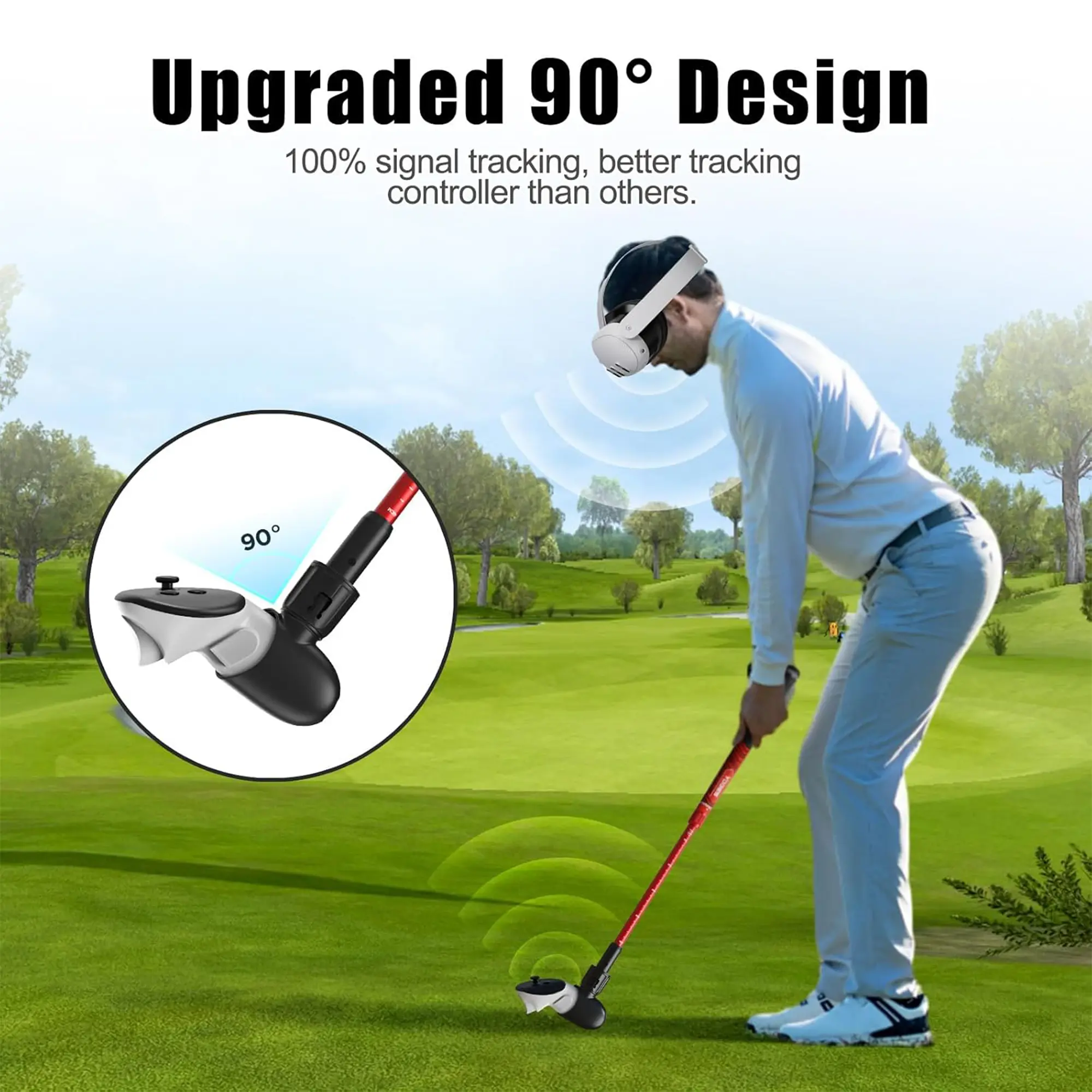 Yoges Meta Quest 3 VR Golf Club Accessory - Image 5