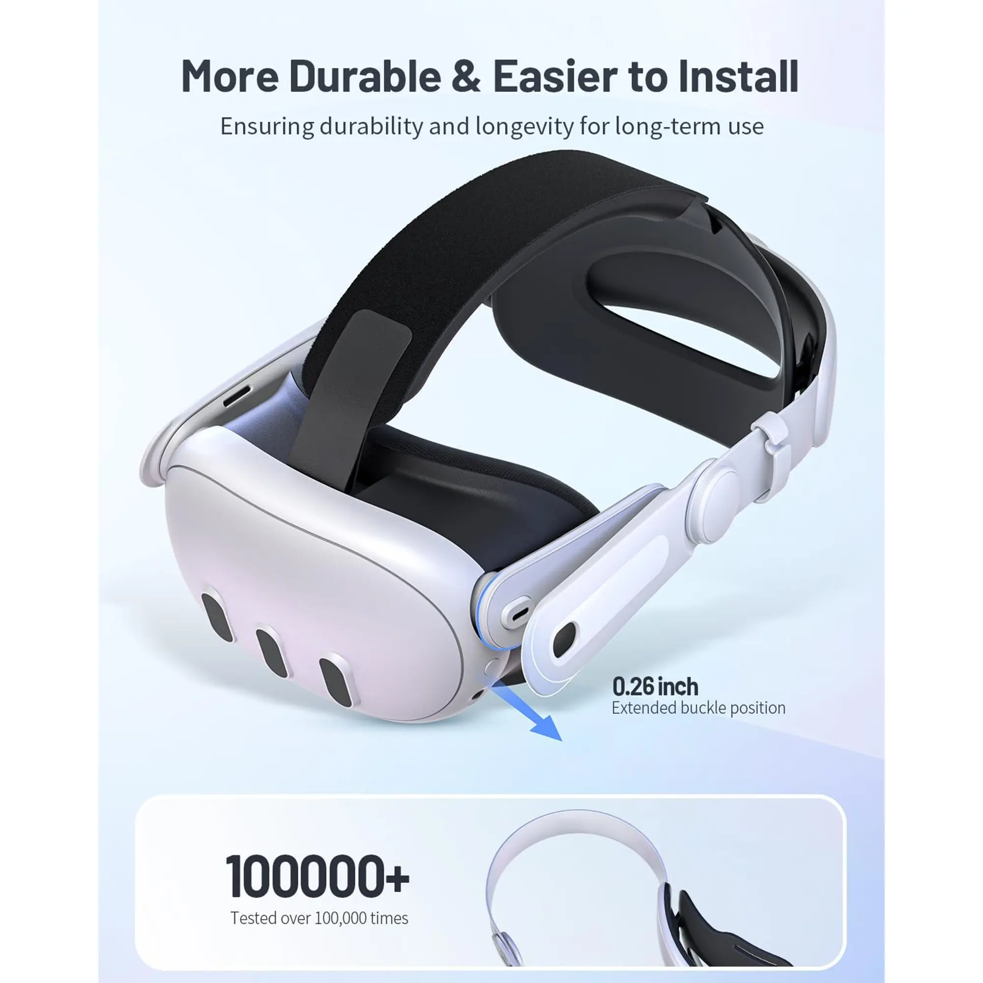 ZyberVR Meta Quest 3 Head Strap - Image 2