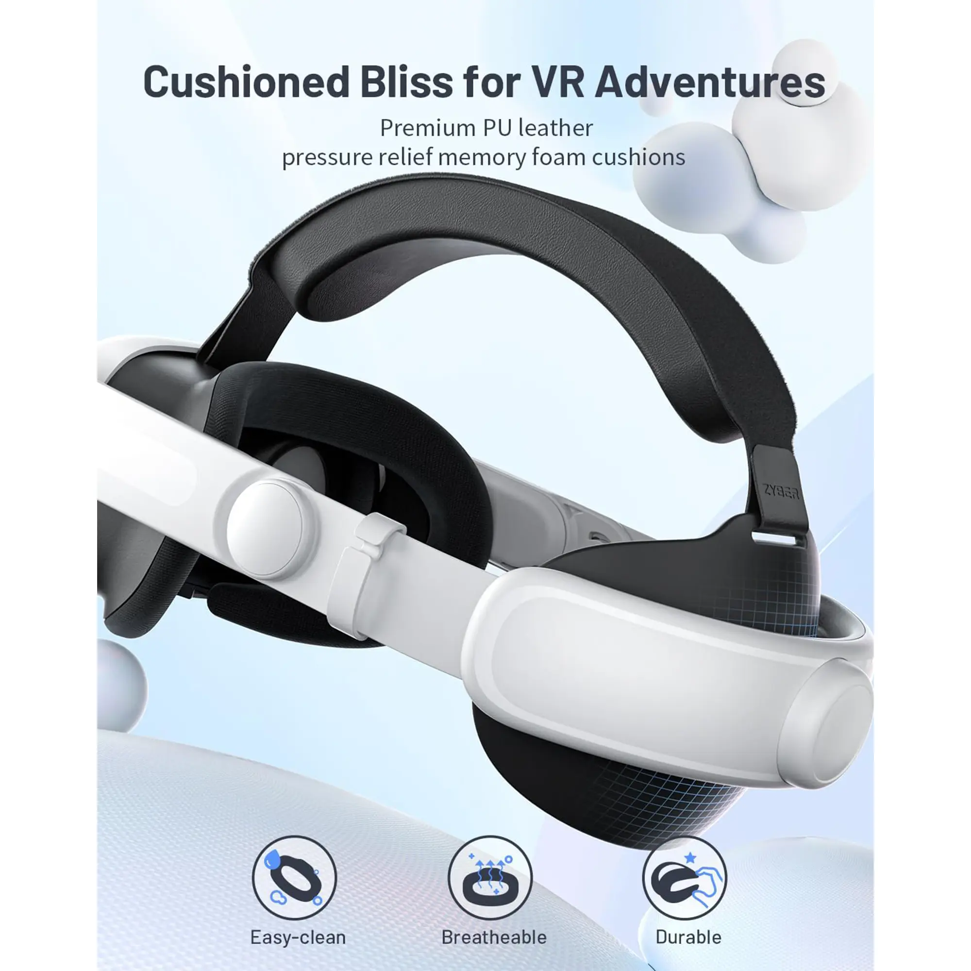 ZyberVR Meta Quest 3 Head Strap - Image 6